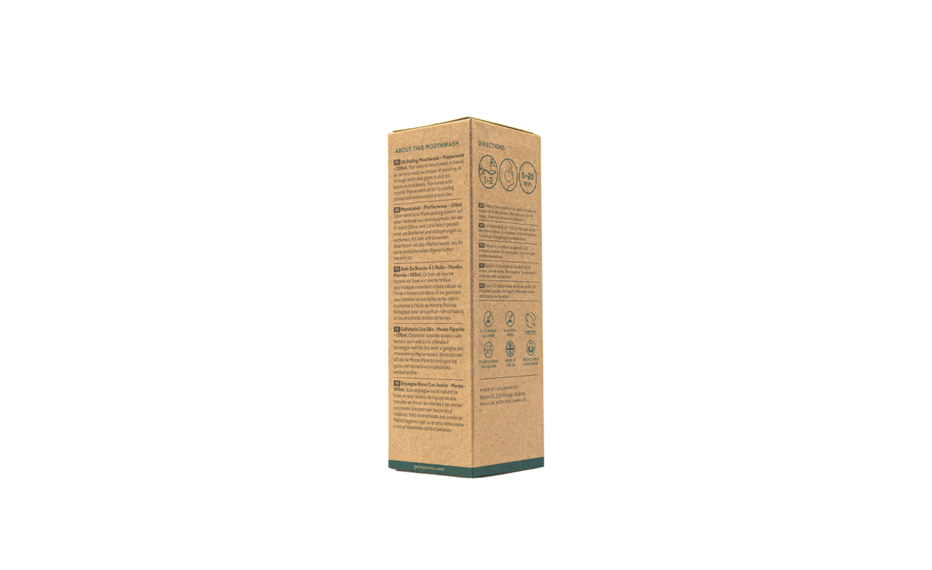 Oil Pulling Mundwasser Pfefferminze 100ml